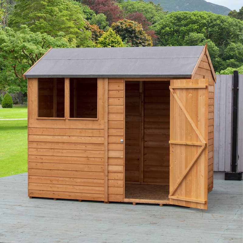 Shire Sheds 8 ft. W x 6 ft. D Garden Shed Wayfair.co.uk